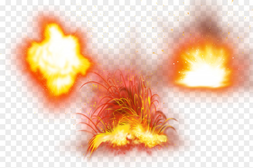 Spark Spatter Flame Fire Explosion PNG