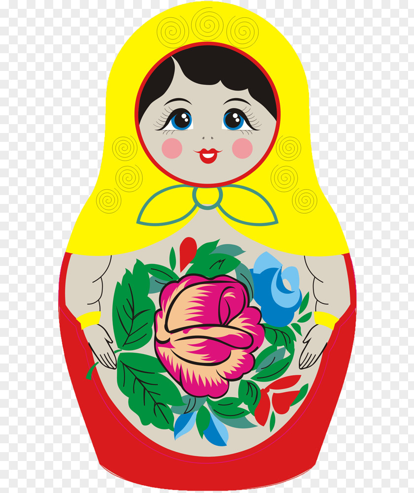 Illustration Russia Matryoshka Doll Clip Art PNG