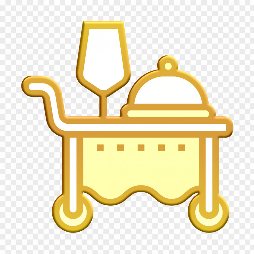 Room Service Icon Hotel Services Trolley PNG