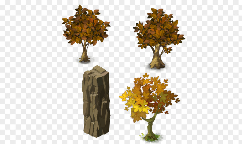 Stone And Tree Download Plant PNG