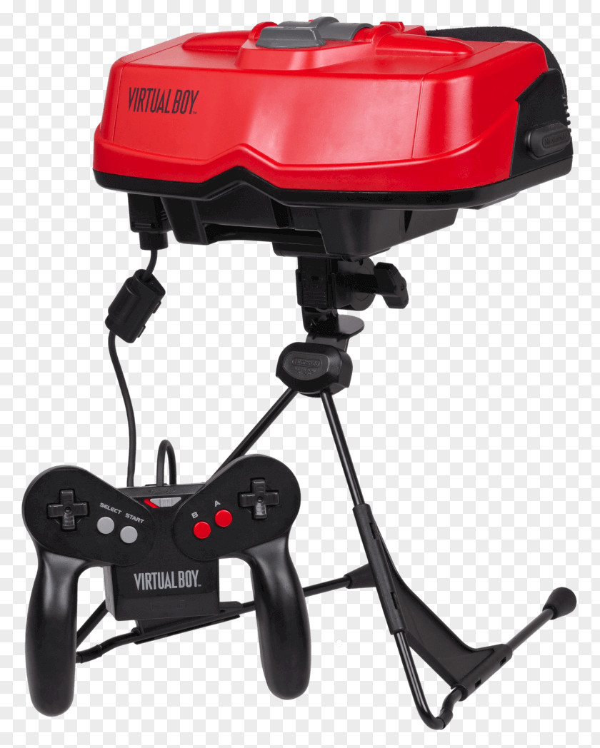 VR Headset Virtual Boy Head-mounted Display Video Game Consoles Nintendo PNG