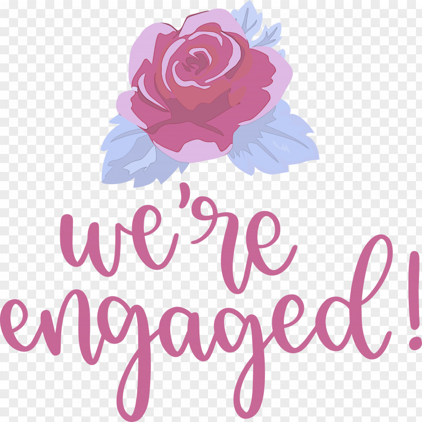 We Are Engaged Love PNG