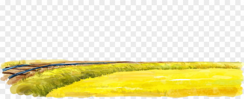 Hand-painted Golden Paddy PNG