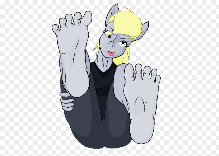 Little Feet Derpy Hooves Thumb Hoof Foot Plantigrade PNG