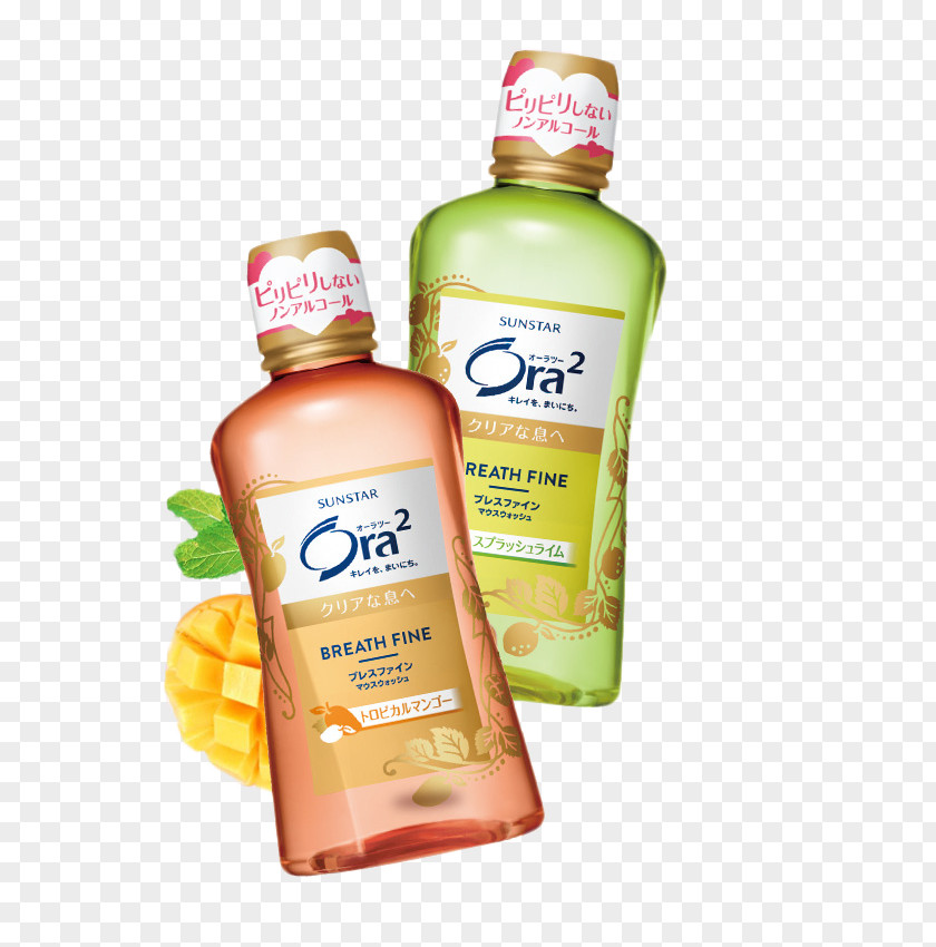 Mango Flavor Mouthwash PNG