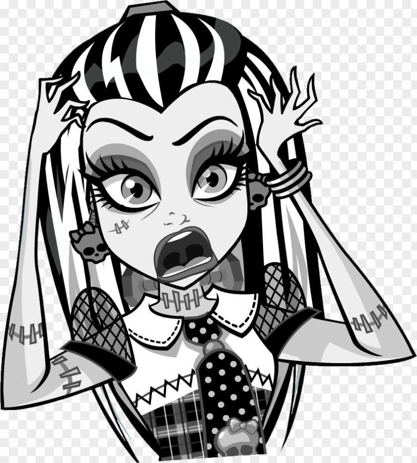 Monster High Frankie Stein Cleo DeNile Fan Art PNG