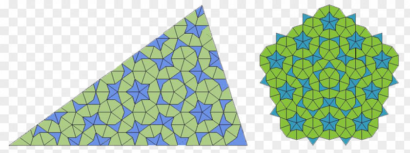 Roger Penrose Tiling Girih Tiles Tessellation Pentagon Symmetry PNG