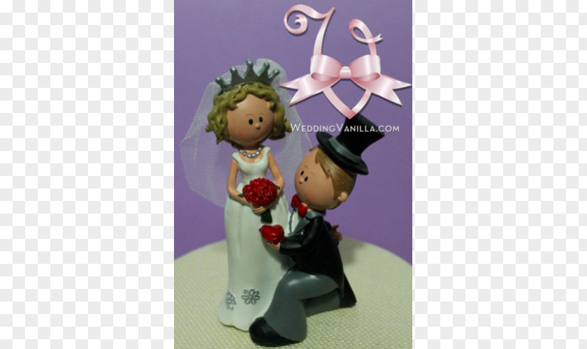 Topper Wedding Figurine PNG
