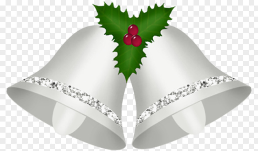 Christmas Silver Bells Clip Art PNG