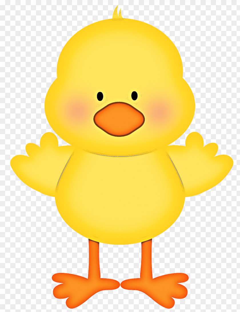 Duck Yellow Cartoon Ducks, Geese And Swans Bird PNG