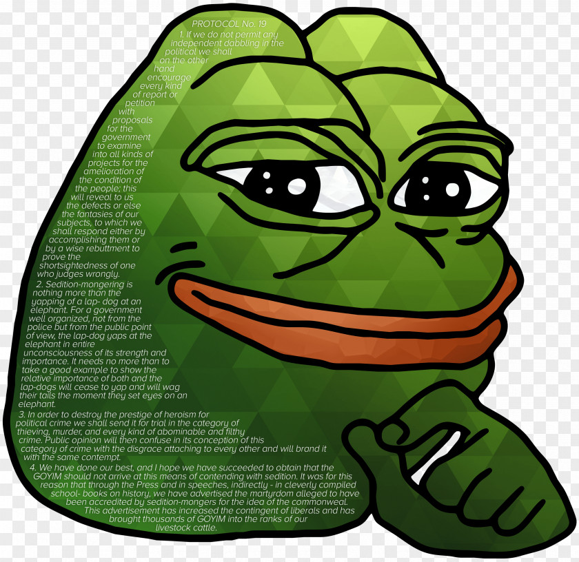 Frog Pepe The Paper Sticker Decal PNG