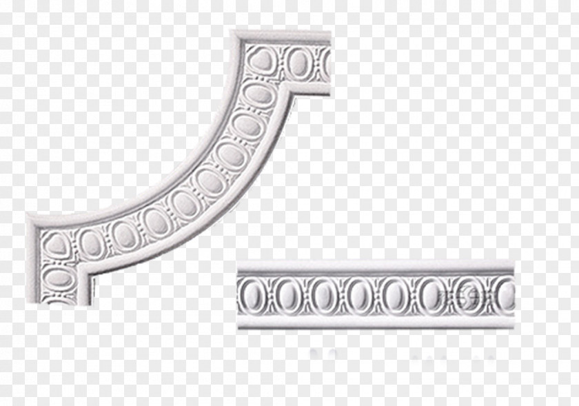 Gypsum Line Arc Decoration PNG