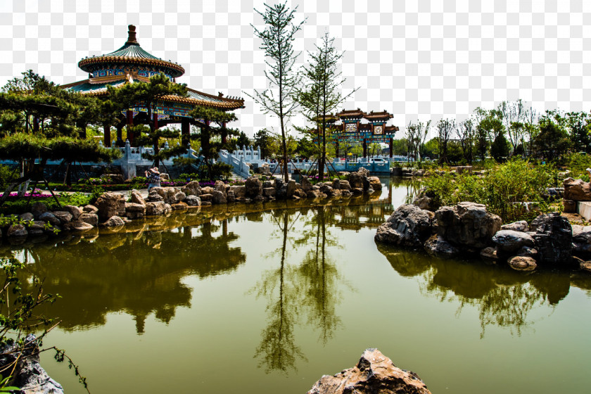 Tangshan Nanhu Park Nature Landscape Icon PNG