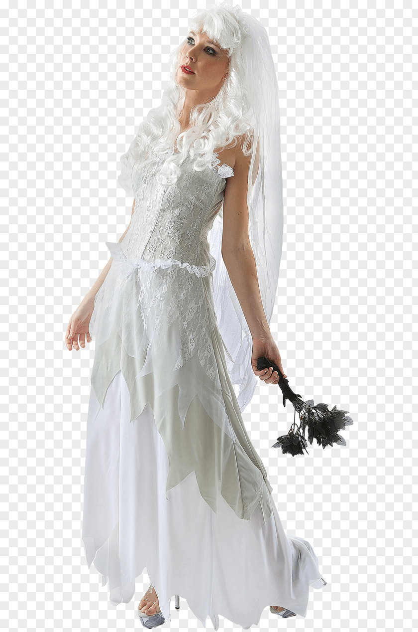 Victorian Witch Supplies Halloween Costume Bride Dress Clothing PNG