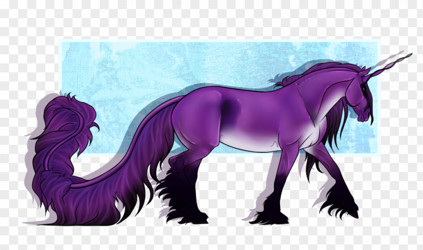 African Violets Mane Mustang Pony Unicorn Pack Animal PNG