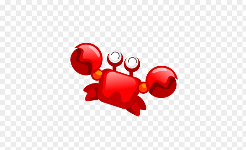 Crab Cartoon Illustration PNG