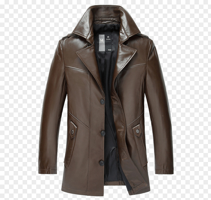 Jacket Leather Fur Clothing Coat Collar PNG