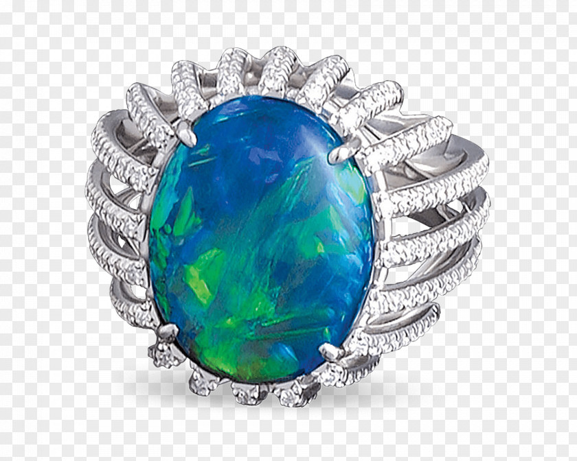 Ring Opal Engagement Sapphire Jewellery PNG