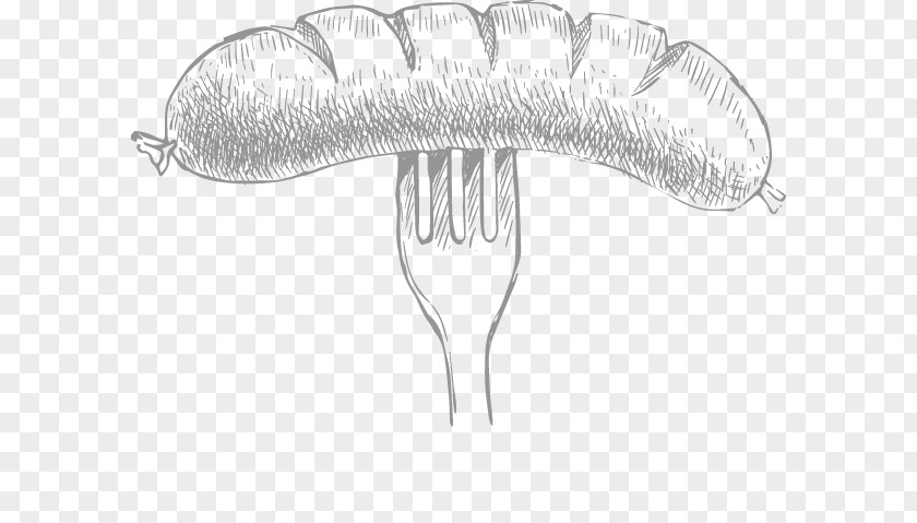 Sausage Grill Invertebrate Sketch PNG