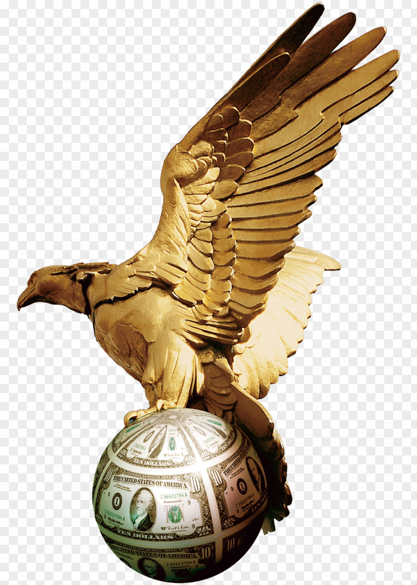 Golden Eagle Statue Hawk Ball Gold Google Images PNG