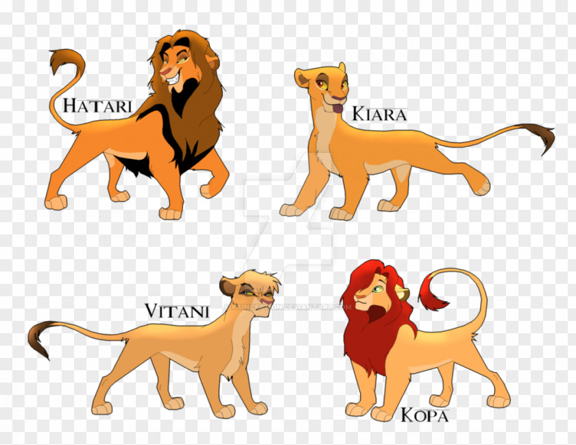 Lion Nala Simba Zira Kion PNG