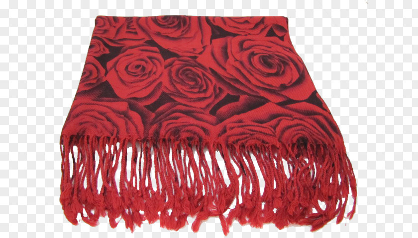 Red Shawl Wool Pashmina Scarf Wrap PNG