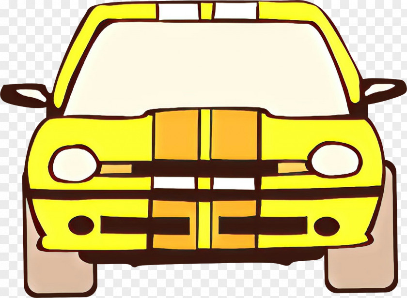 Yellow Vehicle Car PNG