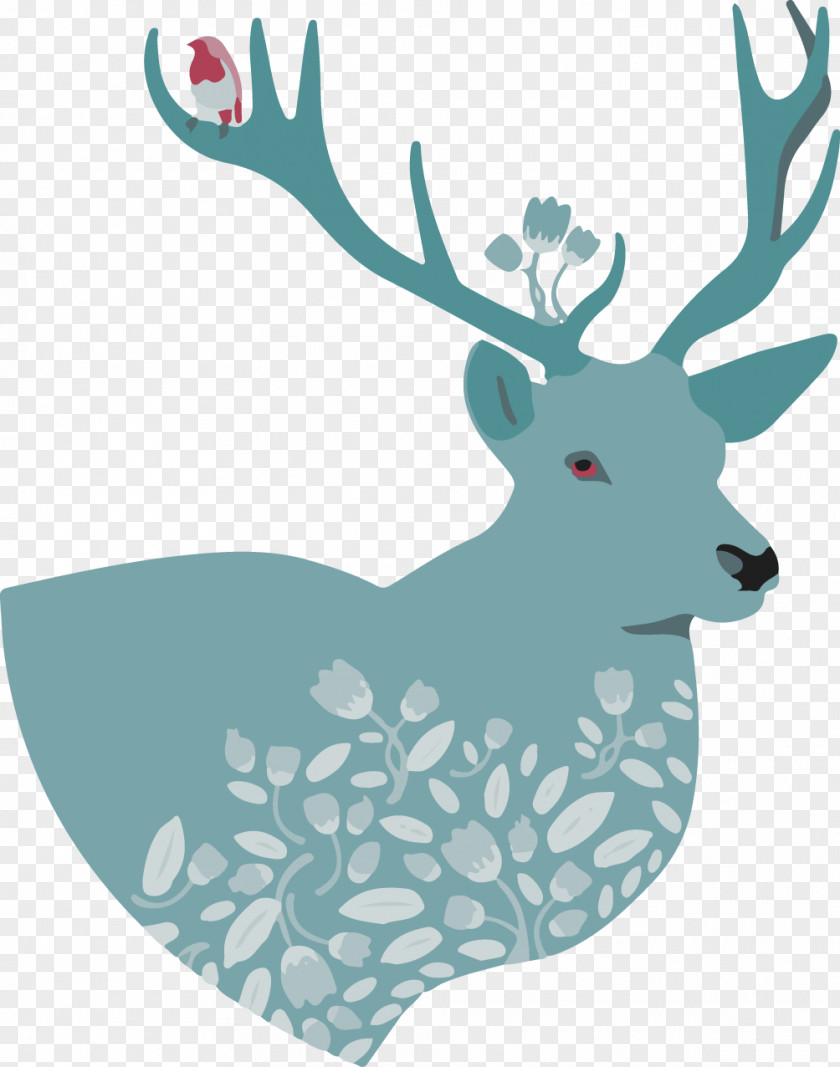 Elk,deer T-shirt Deer Art Illustration PNG