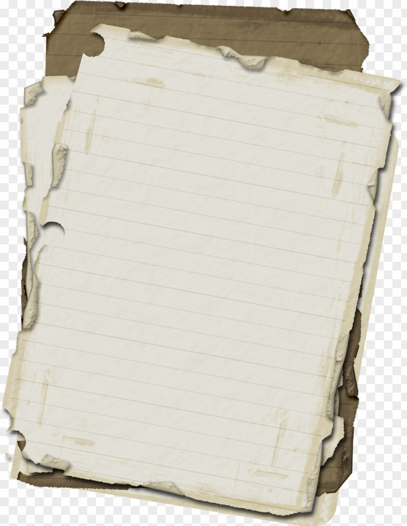 Paper Scrap Notebook Wallpaper PNG