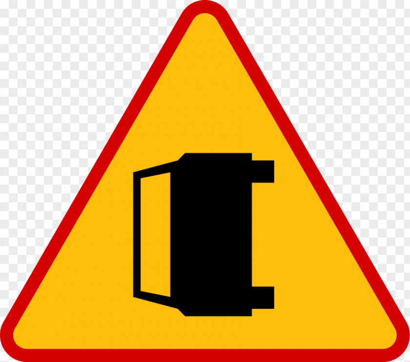 Road Warning Sign Traffic Znaki Ostrzegawcze W Polsce PNG