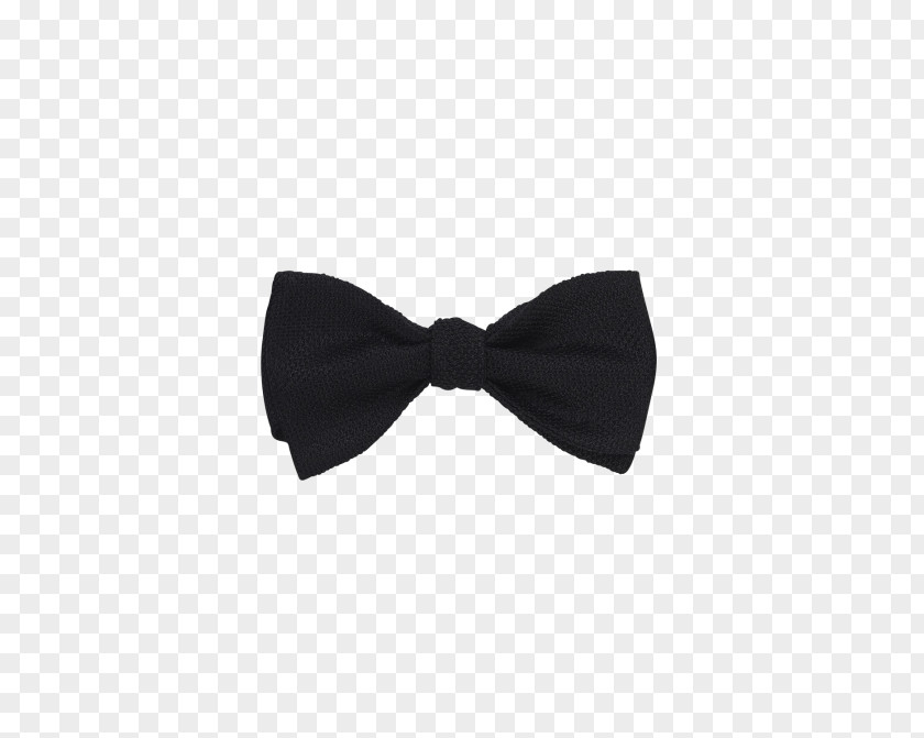 Satin Bow Tie Black Silk Foulard La Petite Robe Noire PNG