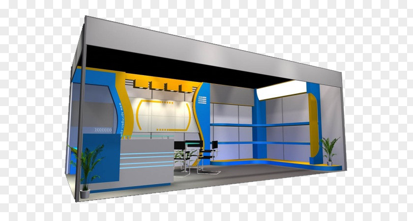 3D Creative Exhibition Center Mall Modeling Computer Graphics PNG