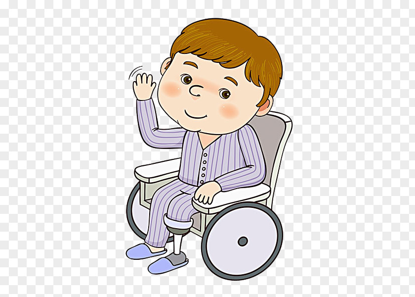 A Man In Wheelchair Cartoon Love Is... Illustration PNG
