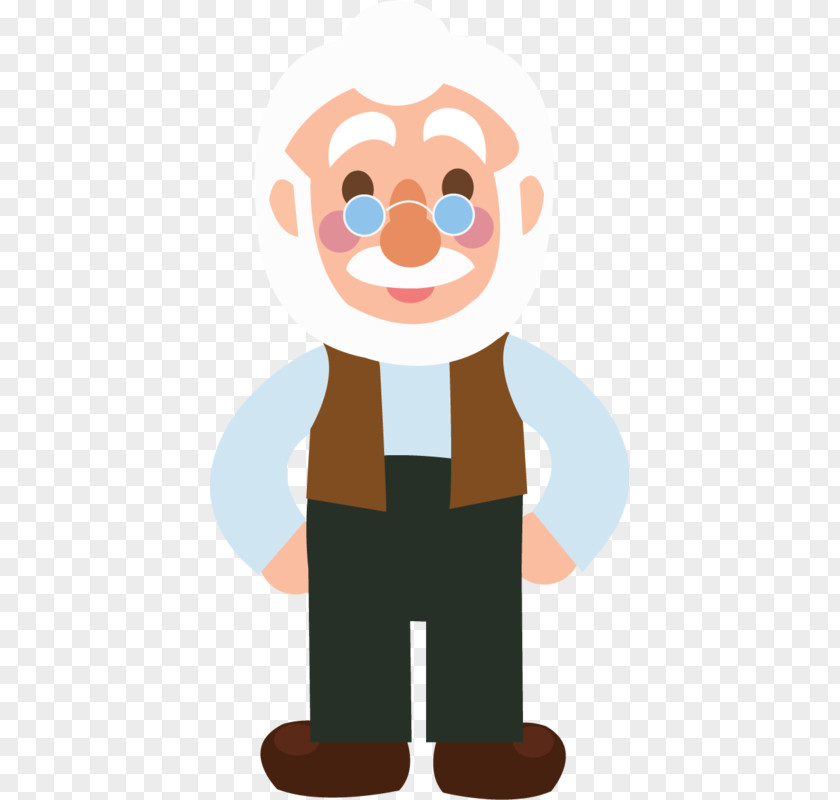 Cartoon White Beard Grandfather The Adventures Of Pinocchio Fairy With Turquoise Hair Alices In Wonderland Clip Art PNG