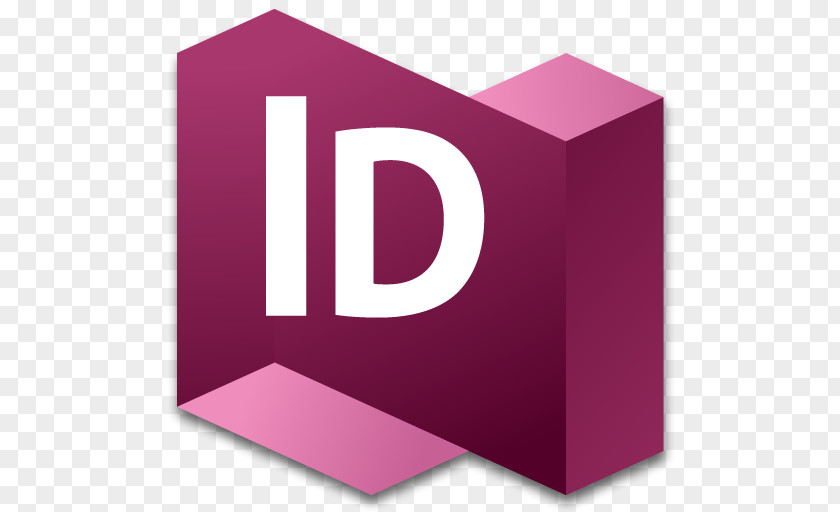 InDesign 3 Pink Purple Text Brand PNG