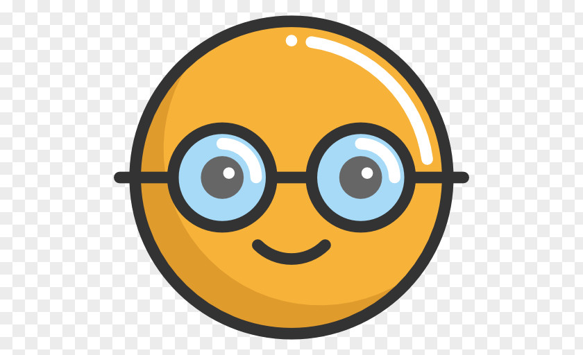 Smiley Nerd Geek Emoticon Clip Art PNG
