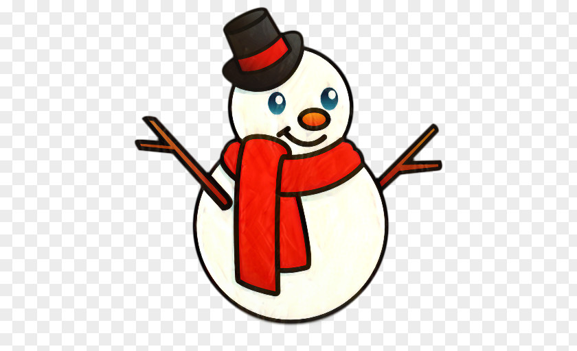 Cartoon Snowman Christmas PNG