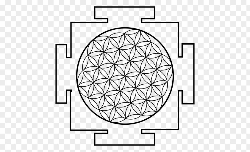 Circle Sacred Geometry Yantra Symbol PNG