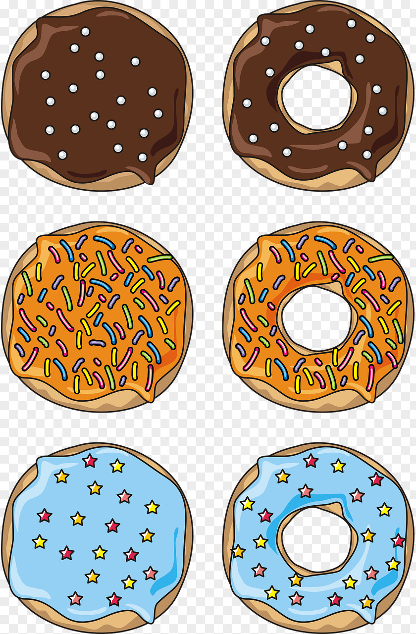 Coffee And Donuts Dish Pączki Pastry Clip Art PNG