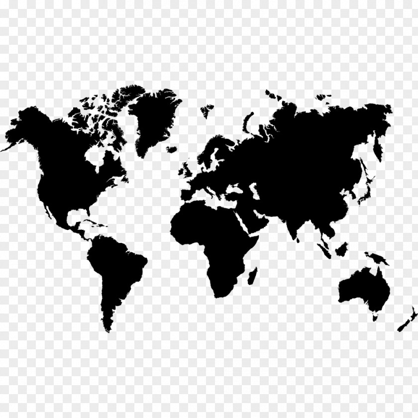 Kuwait World Map Globe PNG