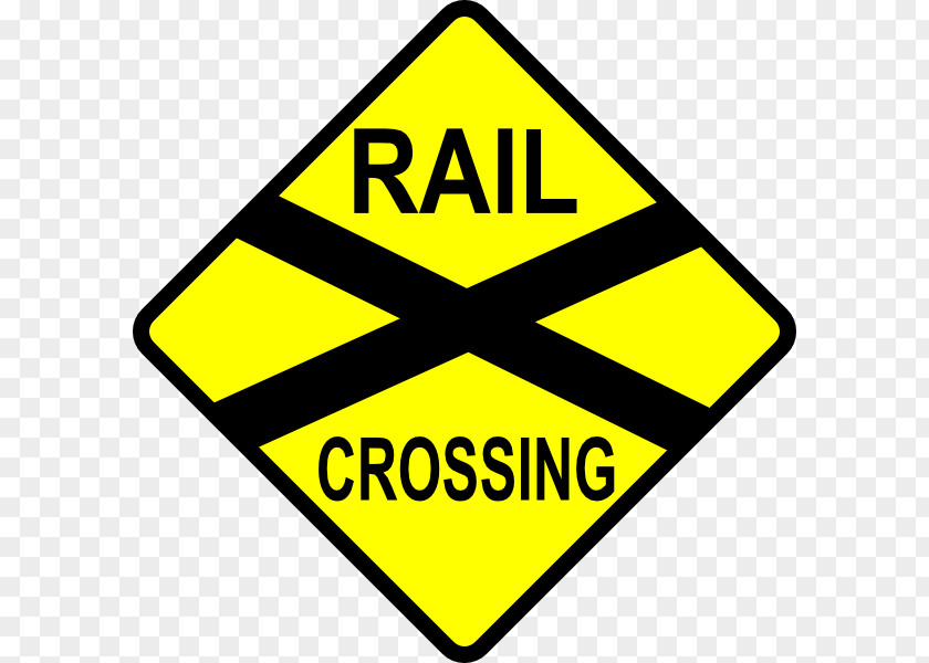 Railroad Cliparts Rail Transport Train Level Crossing Traffic Sign PNG
