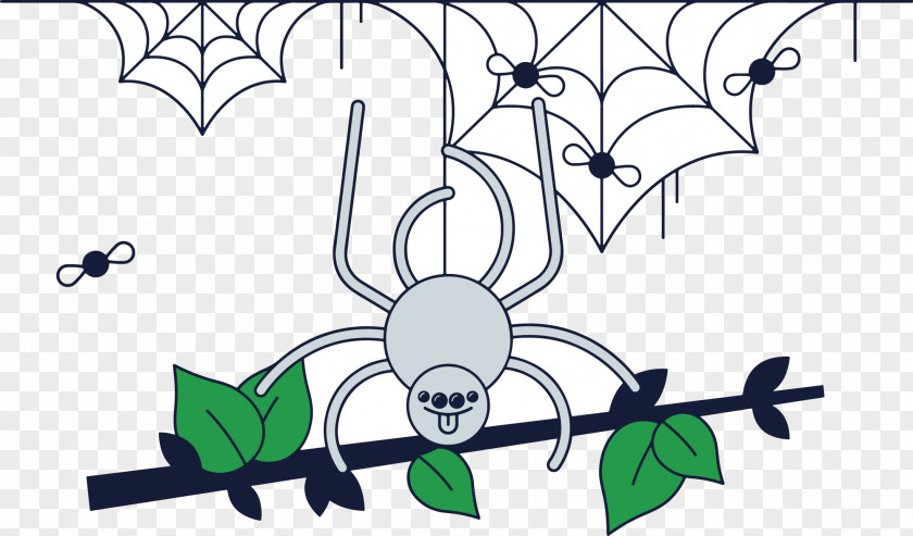 Vector Spider Web Euclidean PNG