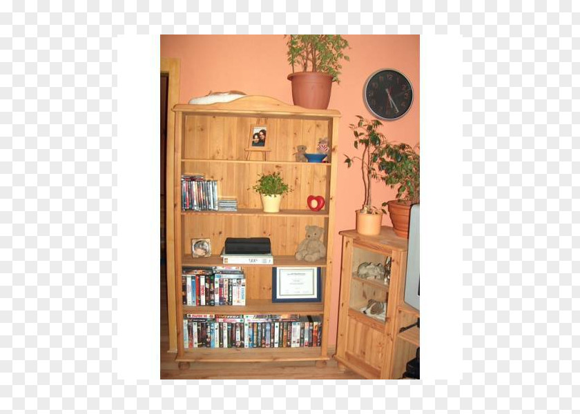 Wood Shelf Bookcase Hylla Commode PNG