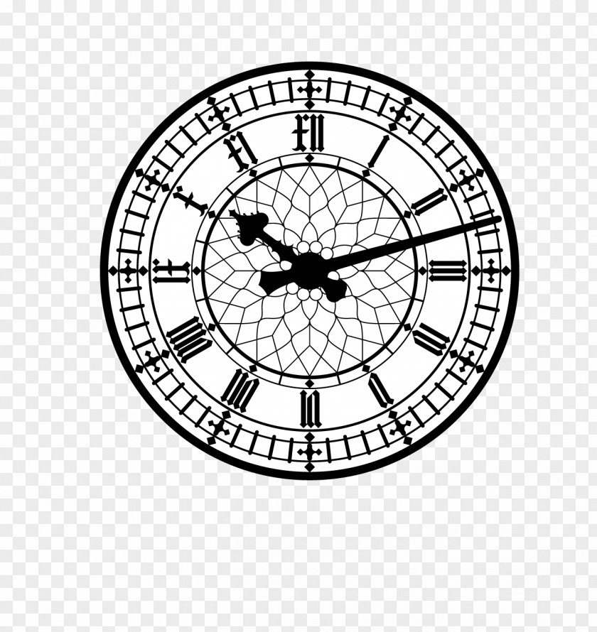 Cartoon Clock Big Ben Palace Of Westminster Tower Bridge PNG