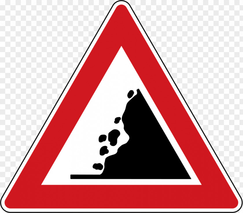 Decision Warning Sign Traffic Rockfall PNG