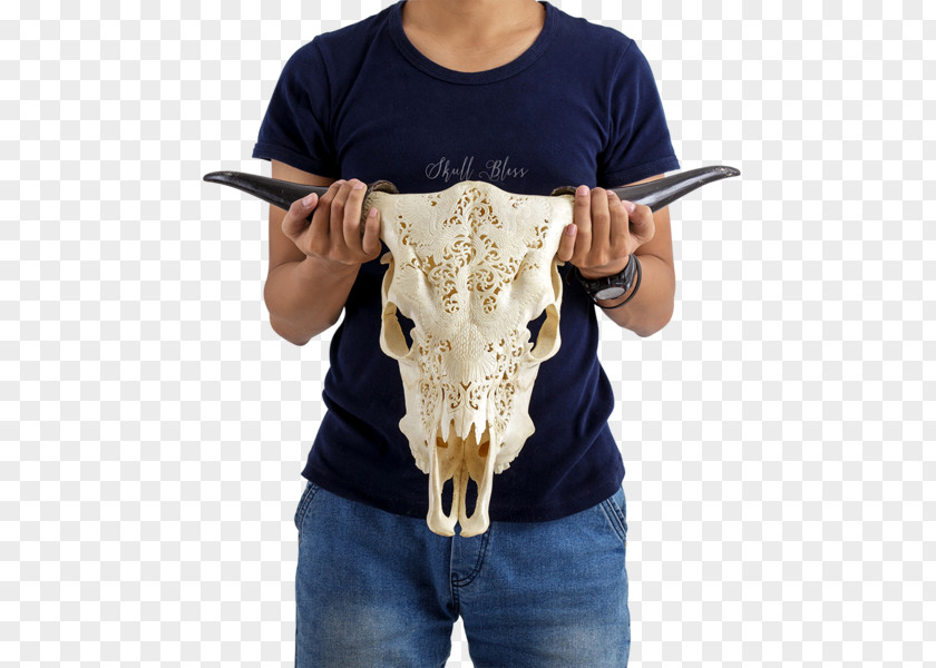Skull Cattle Bird T-shirt Sleeve PNG