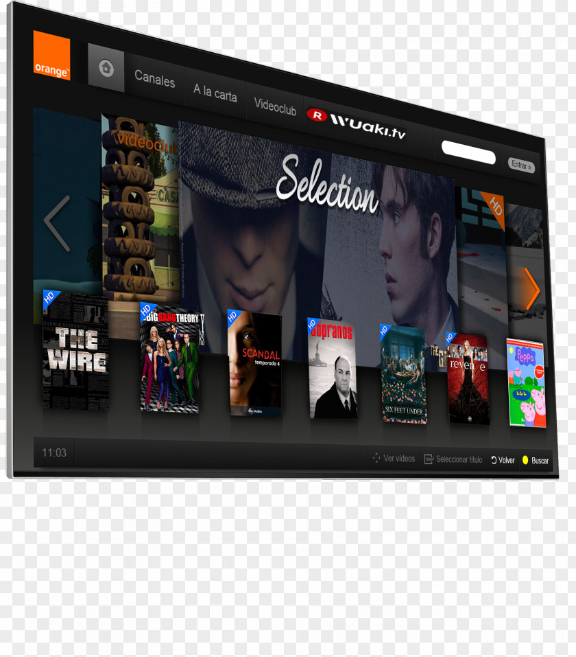 Smart Tv Digital Television Jazzbox Flat Panel Display La TV D'Orange PNG