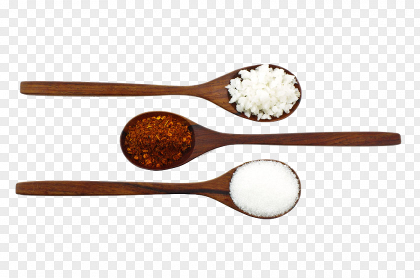 Vector Wooden Spoon With Rice Condiment Salt Ingredient PNG