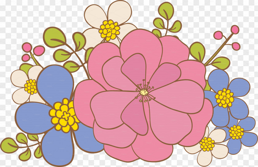 Bery Mockup Floral Design Illustration Pattern Symmetry PNG