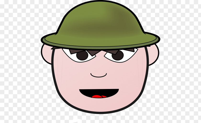 Fedora Mouth Green Smiley Face PNG